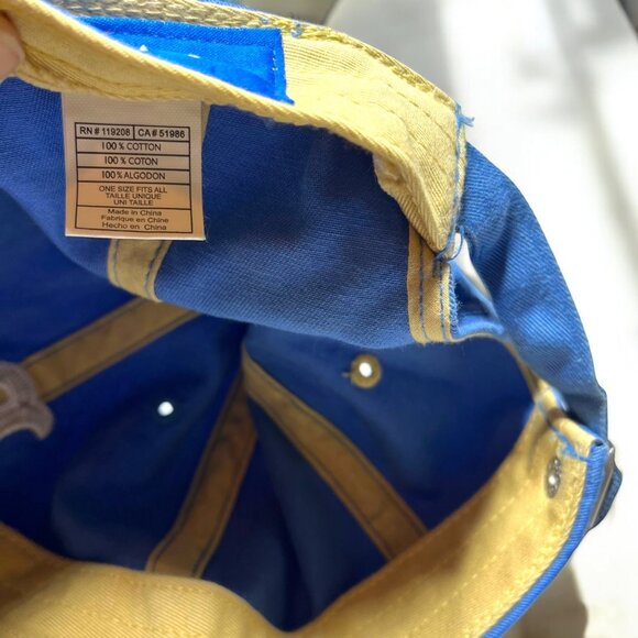 Adidas UCLA Bruins Blue Baseball Cap With Adjustable Strap Vintage look Logo - Picture 7 of 8